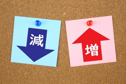 増える